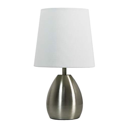 Small Nightstand Lamps Monkey Sun Table Lamp For Bedroom Bedside Living Room Night Lights With Fabric Shade 13 Tall Silver Metal Base White Com Small Nightstand Lamps Monkey Sun Table, Tall Table Lamp With Small Shade