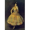 thumbnail image 2 of Sargent, John Singer 23x32 Black Ornate Wood Framed with Double Matting Museum Art Print Titled - La Carmencita, 2 of 4