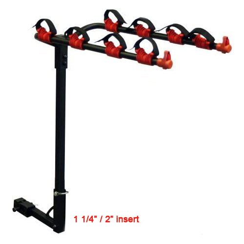 2" Hitch Mount Carrier Car Truck AUTO SUV Swing US 4 Bicycle Bike Rack 1-1/4" 