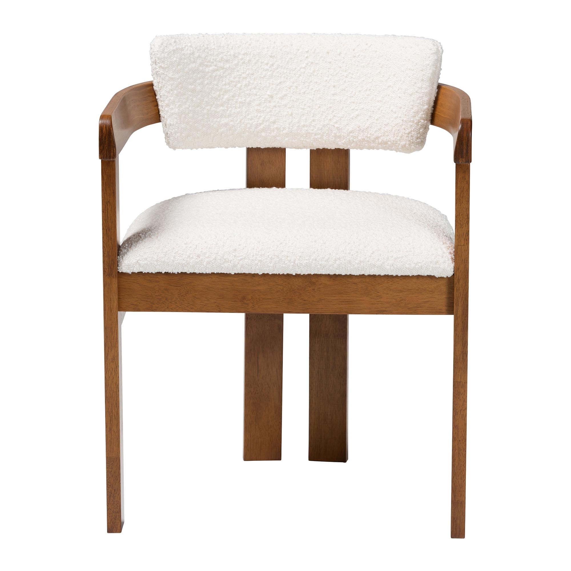 Baxton Studio Carice Modern Dining Chair, Cream