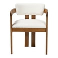 thumbnail image 3 of Baxton Studio Carice Modern Dining Chair, Cream, 3 of 9
