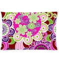 thumbnail image 1 of BOSDECO Folkloric Seamless Pattern Pillow Cases 20x30 inches Two Sides Print, 1 of 1