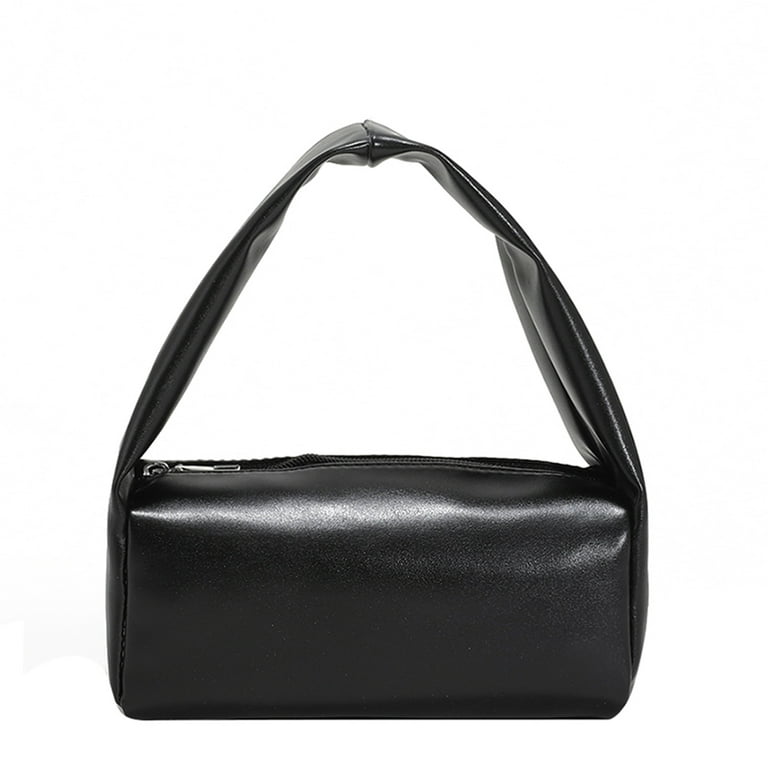 simple black handbag