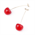 thumbnail image 3 of YANONELRY Cute Sweet Cherry Resin Women Earrings - Y2K Sweet Exquisite Playful Style Trendy Dainty Jewelry - for Women Valentine's Day Earrings Gift, 3 of 7