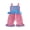 Red, variant on BemeyourBBs Toddler Baby Girls 4th of July Outfit Romper Overalls Patriotic Independent Day Summer Clothes Plaid Flag Embroidery Sleeveless Jumpsuits Overalls Bell Bottom