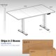 thumbnail image 5 of Escritorio de pie VIVO 180 x 91 cm Electric Memory Dark Walnut, 5 of 9