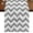 White, variant on Beige Chevron Waves Burlap Cotton Table Runner 13x36 Inches Short, Modern Abstract Art Boho Geometric Farmhouse Table Runners, Outdoor Dining Tablecloths Decor for Baby Shower/Party/Wedding
