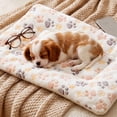 thumbnail image 3 of Thick Warm Pet Sleeping Mat for Dogs Cats, All Season Soft Plush Bed Pad, Comfortable Fluffy Pet Cushion for Crate Kennel Sofa Floor, Machine Washable Anti-Slip Pet Mattress for Indoor, 3 of 6