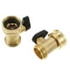 thumbnail image 2 of ColoMX 2pcs Manguera de agua Desactivar Válvulas Conector Válvulas de bola Cierre las válvulas para el jardín, 2 of 8