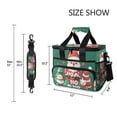 thumbnail image 3 of FORMRS Insulated Cooler Bag 24 Cans Capacity Soft Leakproof Lunch Box with Side Pockets, Cute Christmas Pattern, 3 of 7