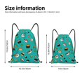 thumbnail image 4 of Bingfone Sushi Drawstrings Backpacks Bags For Men Women Gym Drawstrings Bag, 4 of 9