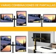 thumbnail image 3 of MOONPAI Soporte para Monitor 10KG,Brazo Monitor para Dos Pantallas de 10-32 Pulgadas,con Ajuste de Altura,se Adapta a 2 Pantallas,F&aacute;cil Instalaci&oacute;n, 3 of 7