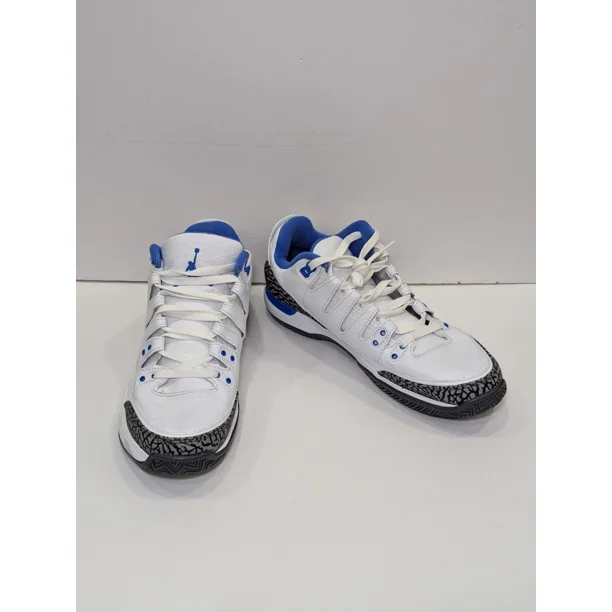 Ni - ke Ni - ke Zoom Vapor AJ3 Racer Blue White Jordan Low DV9367-100 Mens Size 11 Rare