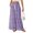 Purple, variant on Women's Plaid Wide Leg Palazzo Pants, High Waisted Gingham Long Trousers with Pockets, Casual Summer Beach Flowy Pants, S-2XL