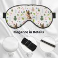 thumbnail image 4 of Naloa German Shepherd Dog Print Sleep Mask for Sleeper, Light Blocking Sleeping Eye Mask for Women Men, Eye Shade with Adjustable Strap for Travel, Nap,Meditation, 4 of 7
