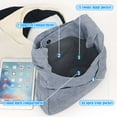 thumbnail image 3 of Deago Women Corduroy Tote Bag Hobo HandBags Large Capacity Casual Shoulder Bag with Inner Pockets (Gray), 3 of 9