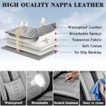 thumbnail image 5 of Fit for Ford 98% Models,2Pcs Waterproof Faux Leather Car Seat Cushions,Car Interior Protectors,Airbag Compatibility,Seat Covers for Car(Grey&Black), 5 of 6
