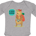 thumbnail image 4 of Inktastic I Love Camping Summer Camp Boys or Girls Long Sleeve Baby Bodysuit, 4 of 5