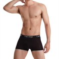 thumbnail image 1 of May Love You Ice Silk Men's Boxer Letters Printing Underpants Comfortable Boxer Male Stretch Shorts Boys Underwear Men Lingerie Gong Bohan LED, 1 of 2