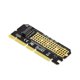 thumbnail image 1 of Matsuzay Herramienta de adaptación de componentes de tarjeta de expansión PCI-E X16 M.2, dispositivo de conexión, adaptador de tarjetas SSD NVMe, Electrónica miscelánea, 1 of 6