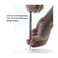 thumbnail image 4 of 2pcs Spring Tool Set 1/32in, 1/16in, 3/32in, 1/8in Nail Punch, Spring Loaded Rivet Removal Set For silverorange, 4 of 5