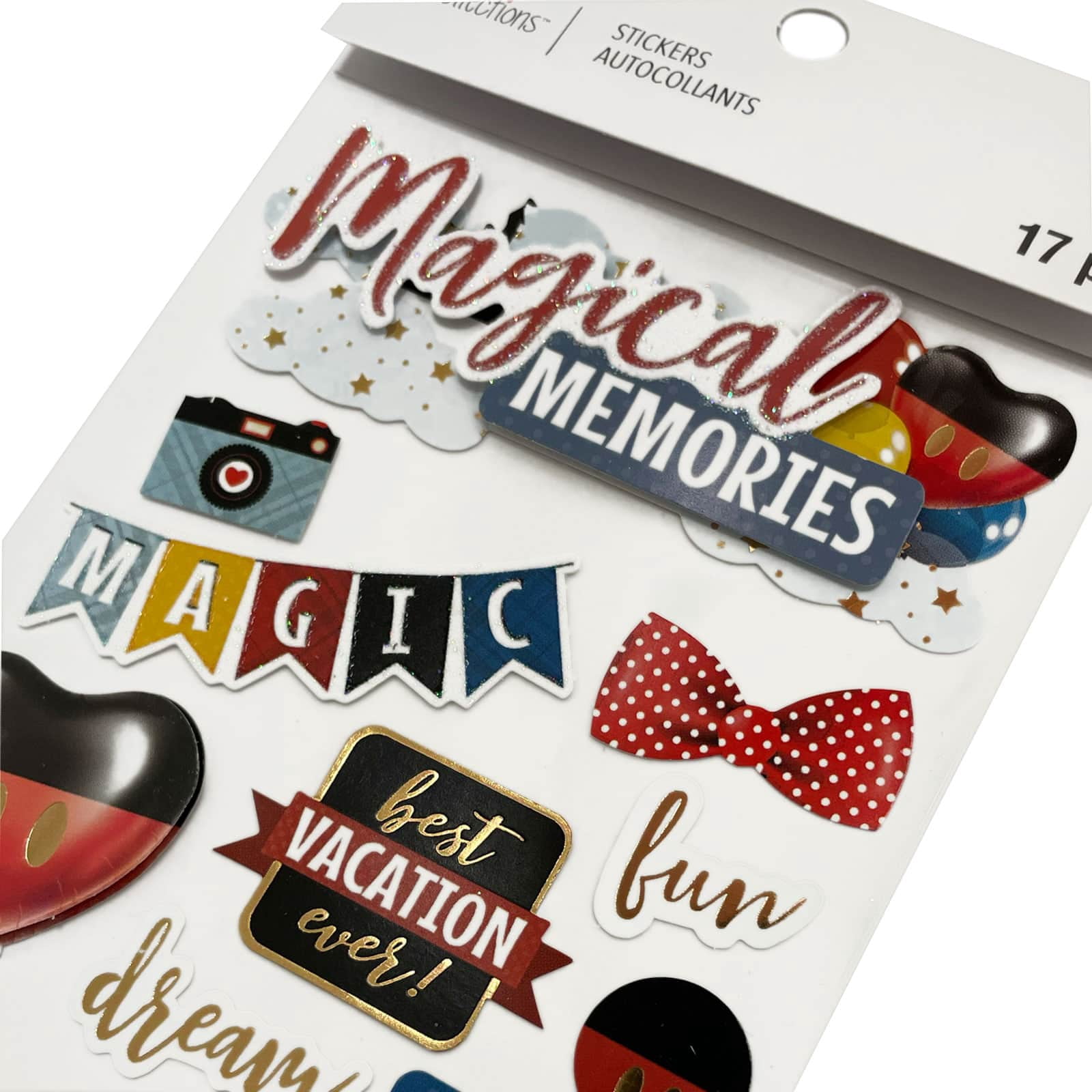 Recollections Magical Memories Stickers, 12 Pack