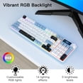 thumbnail image 2 of Wireless Gaming Keyboard AOC GK210 w/ Display & Knob RGB, 2 of 9