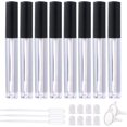 thumbnail image 4 of 12Packs 3ML Mini Empty Round Lip Gloss Tubes with Rubber Inserts and Wands Plastic Funnels and Droppers, 4 of 8
