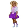 thumbnail image 2 of SONGGE Toddler Girls Performance Outfit Sets Round Neck Tops Skirts Dance For Kindergarten Graduation Stage Show Cartoon Relaxed Fit Clothing Sets, 2 of 3