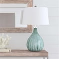 thumbnail image 5 of Maklaine Modern / Contemporary Table Lamp in Green Sea Glass, 5 of 6