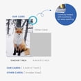 thumbnail image 5 of Tarjeta de felicitación 90210 Exotics Mystic Red Fox, grande, 13 x 18 cm, 5 of 5