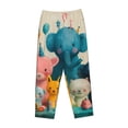thumbnail image 4 of Daiia Cute Animal Party Women's Sleep Pant with Pockets and Drawstring,Pajama Pants-Small, 4 of 9