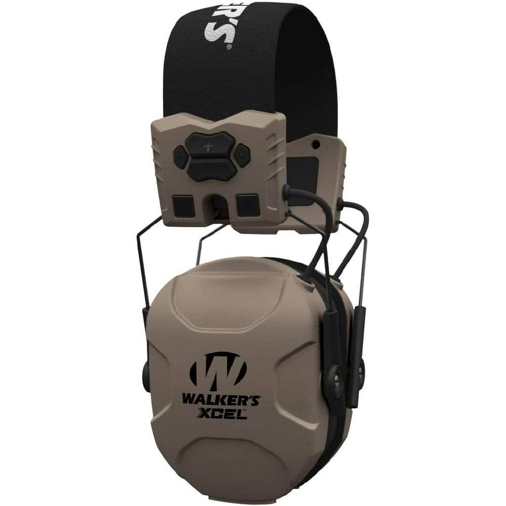 Walker's Xcel 100 Digital Electronic Muff Ear Protection with Voice