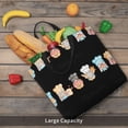 thumbnail image 5 of Honeii Little Chef Gnome Print Tote Bag, Reusable Grocery Shopping Bag,Shoulder Bag with Inner Pocket, 5 of 7