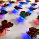 thumbnail image 3 of Etiqueta engomada de la luz nocturna de la decoración de la mariposa del LED 3D Luz de pared simple y doble para el jardín, patio trasero, fiesta del césped, sala de fiesta festiva (24), 3 of 5