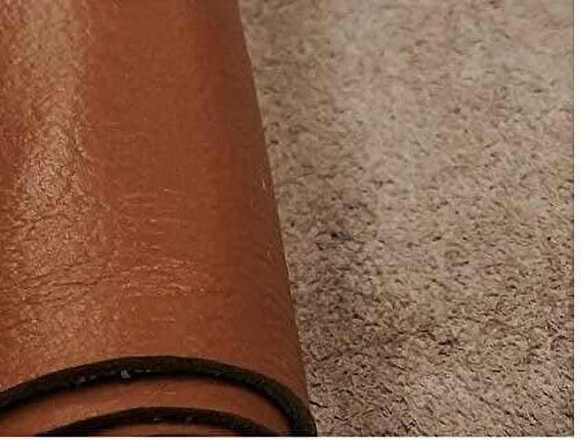 REED® LEATHER HIDES - COW SKINS VARIOUS COLORS &amp; SIZES (10 Square Foot, BROWN)