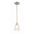 thumbnail image 4 of Millennium Lighting  Amberle 1 Light Brushed Nickel Pendant with Frosted White Glass Shade, 4 of 5