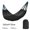 Black, variant on Breathable Mesh Ice Silk Hammock for Outdoor Camping, 260×130cm Single Swing Bed with Hanging Ropes & Storage Bag, 7 Color Options for Backyard Travel Beach