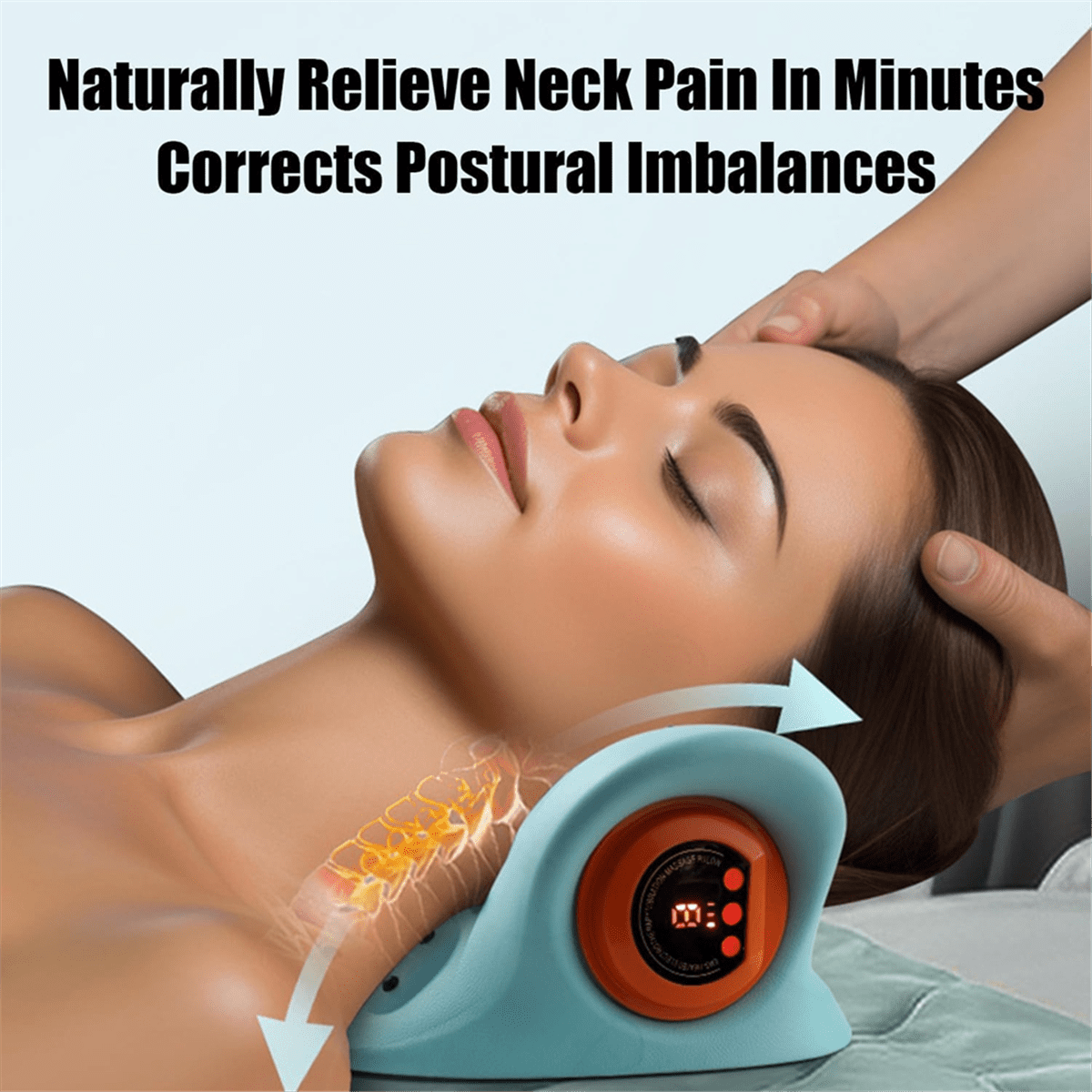 New Therapist Neck Massager, Electric 4D with Heat, Ergonomic Angle for Deep Tissue Pain Relief