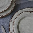 thumbnail image 7 of 6 Piece Crackle 11 Inch Melamine Dinner Plate, Set of 6, 100% Melamine Plates Set, Big Size Salad Plates, Unbreakable Serving Dishes Great for Indoor and Outdoor Use, Gray, 7 of 7