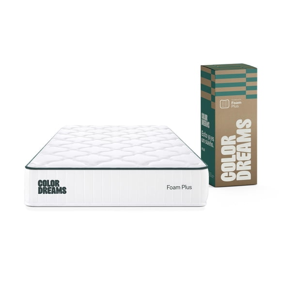 Colchón Individual Color Dreams Plus Foam | 23 cm | Firmeza media | Caja | Certificado