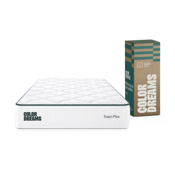 Colchón Individual Color Dreams Plus Foam | 23 cm | Firmeza media | Caja | Certificado