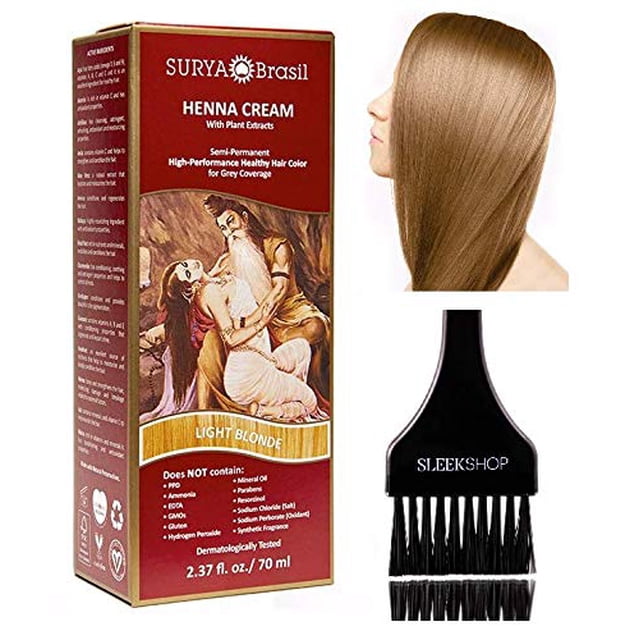 Color de pelo Surya Brasil HENNA Cream Extracts Plant Cover