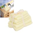 thumbnail image 1 of Miniature Bathroom Towels 1:12 Scale Dollhouse Decor Vivid Texture Versatile Usage Cloth Material, 1 of 8