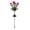 Red-530, variant on Solar-powered Led Lotus Flower Lights, Outdoor Garden Decorative Ground Stake Lights, Elegant Aesthetic Style, Simulated Night Landscapes Illumination, Lsi: Landscape Lighting, Patio Decor,