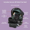 thumbnail image 5 of Baby Trend EZ Ride SE Travel System with Secure-Lift Infant Car Seat - Dash Sage, 5 of 8