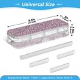 thumbnail image 3 of Plastic Pencil Box Large Capacity Pencil Boxes Clear Boxes with Snap-Tight Lid Stylish Office Supplies Storage Organizer Box Pink Glitter Cheetah Print, 3 of 7