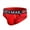 Red, variant on Mens Underwear Underwear Briefs Trendy Personality Brand Youth Half-Pack Hip Pants