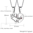 thumbnail image 3 of Collar Colgante Levantamiento De Pesas ejercicio Gimnasio Joyería Acero Inoxidable Para Motoristas Plata, 3 of 8