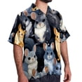 thumbnail image 2 of Tmall Men's Short Sleeve Beach Shirts, Casual Button Down Poplin Printed Summer Tops - Unisex, 2 of 6